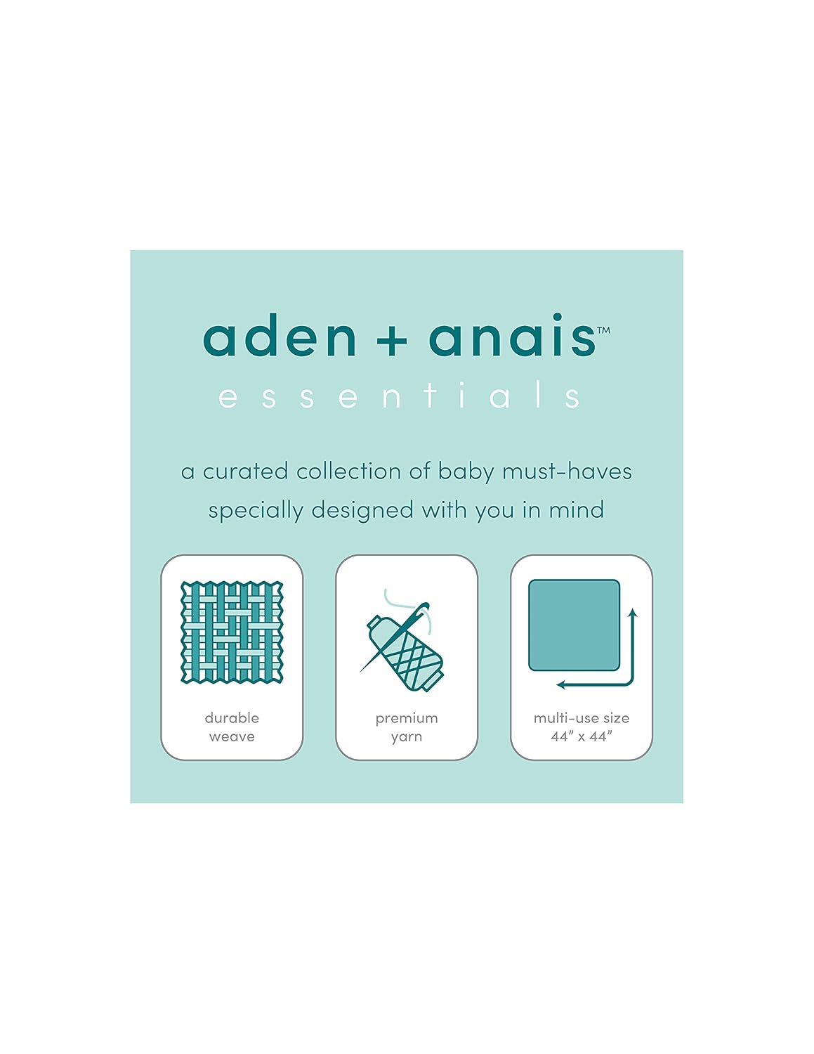 aden + anais Essentials Manta Envolvente, Mantas de Muselina Boutiq...