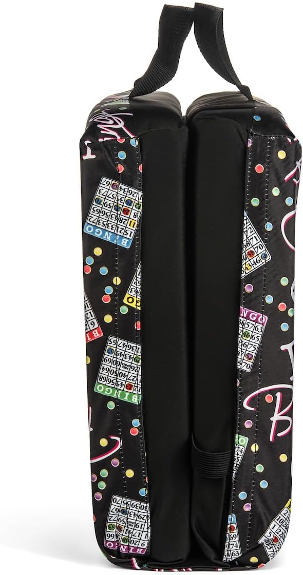 Cojín de Asiento con Patrón Negro I Love Bingo \u2013 Almohada de B...