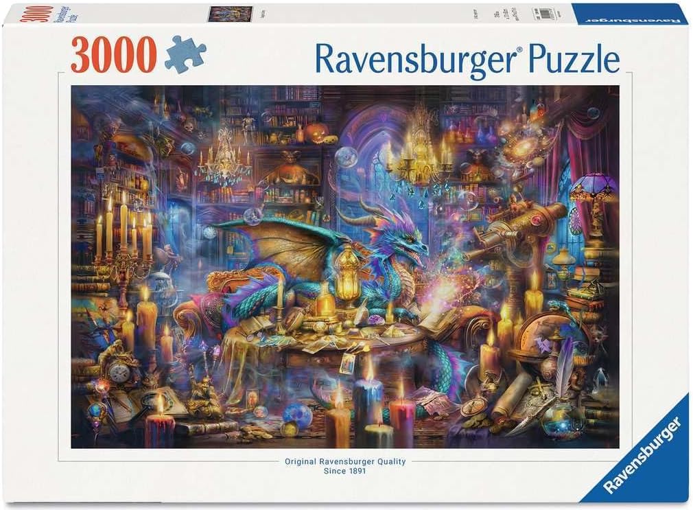 Ravensburger Dragon's Library - Rompecabezas de 3000 piezas par...