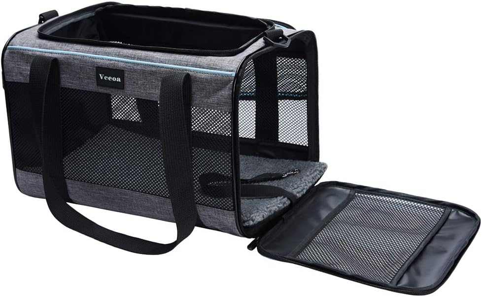 Vceoa Transportador para Gatos y Perros de 19x12x12 Pulgadas, para...
