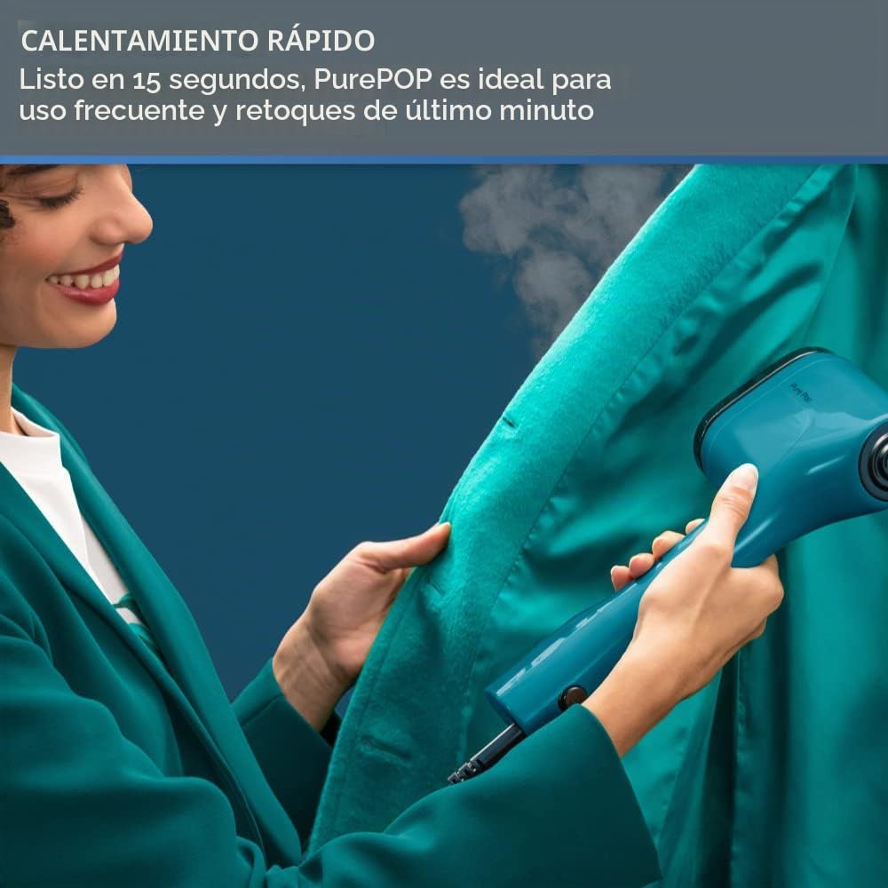 Rowenta PurePop Vaporizador de Mano para Ropa 1.5 Libras Calentamie...