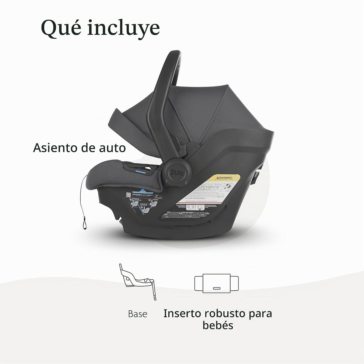 UPPAbaby Mesa Max Asiento de automóvil infantil con pata de carga y...