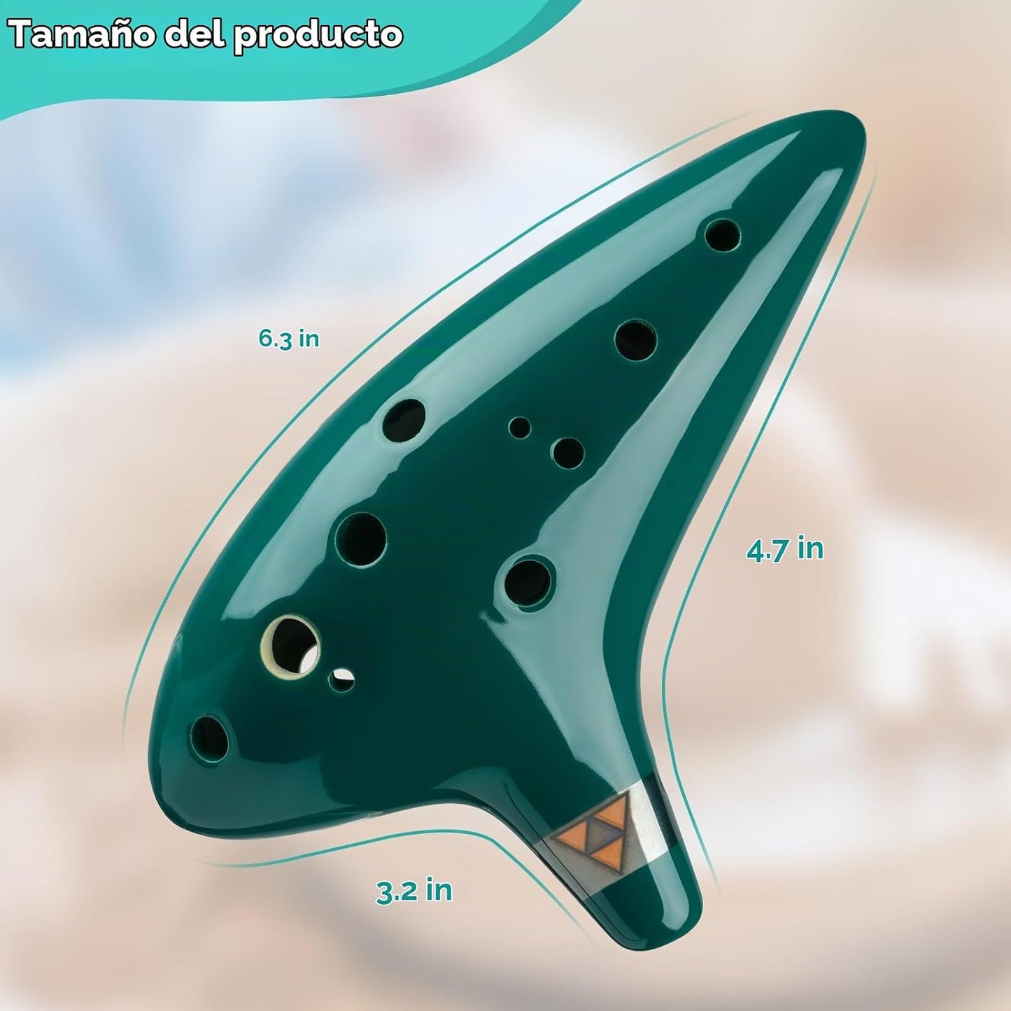 Ohuhu Zelda Ocarina Alto C de 12 hoyos con libro de canciones, rega...