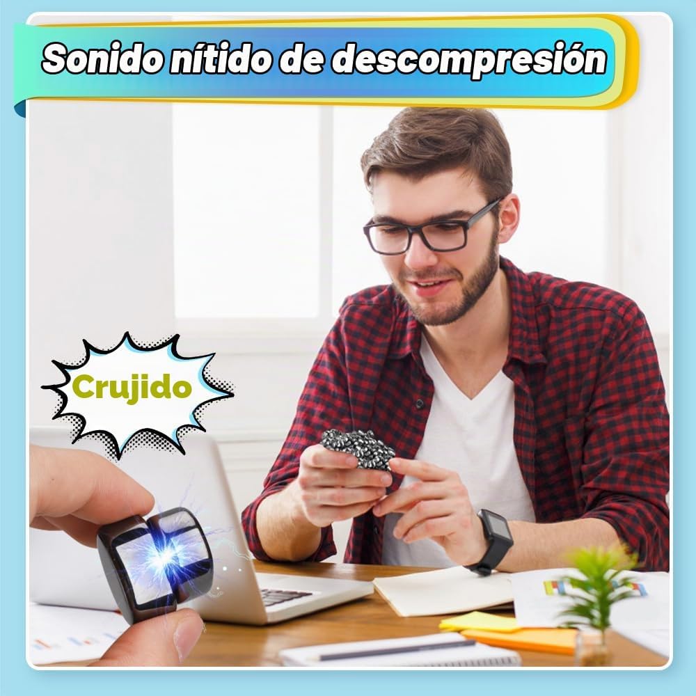 Dilabnba - 550 juguetes para ansiedad de masilla de ferrita para ad...