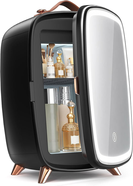 Electactic Mini refrigerador para el cuidado de la piel de 6L, mini...