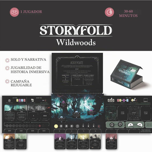 Storyfold: Wildwoods \u2013 Juego de Mesa Narrativo en Solitario |...