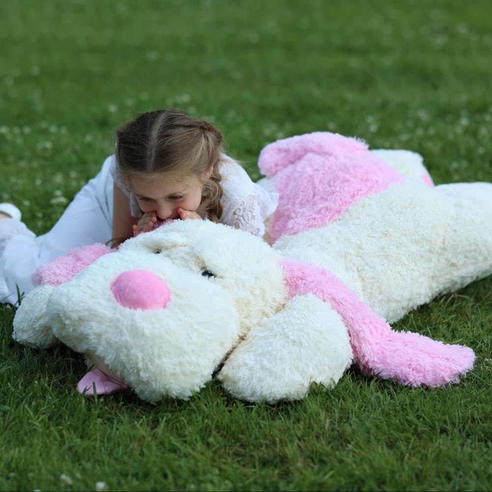 MaoGoLan Peluche Gigante de Perro Cachorro de 52 pulgadas, Ultra Su...
