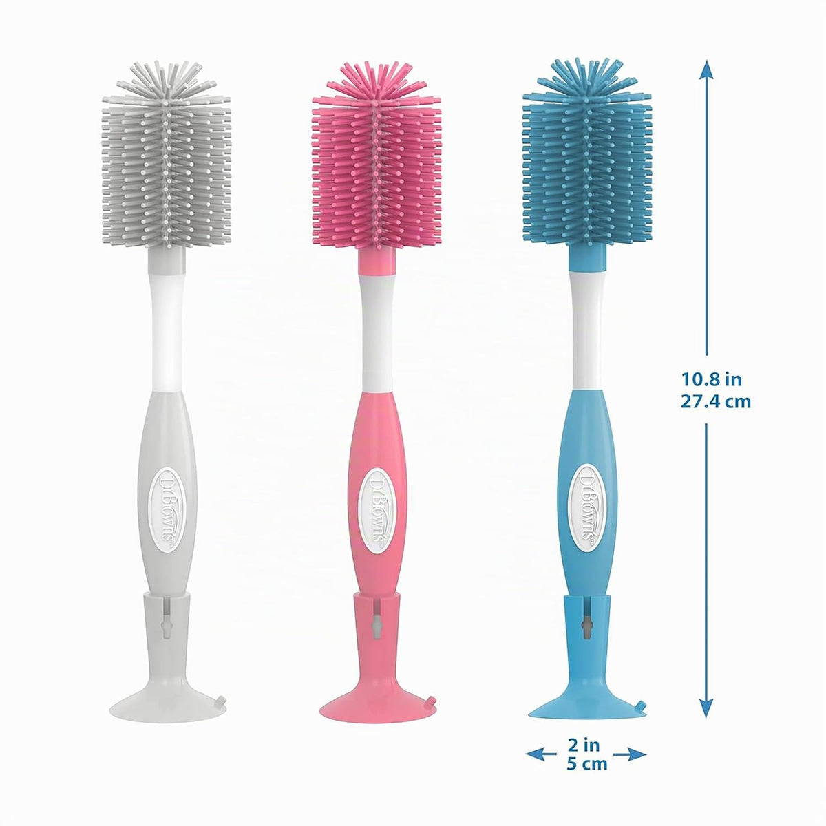 Dr. Brown's Soft Touch - Cepillo limpiador de pezones para bibe...