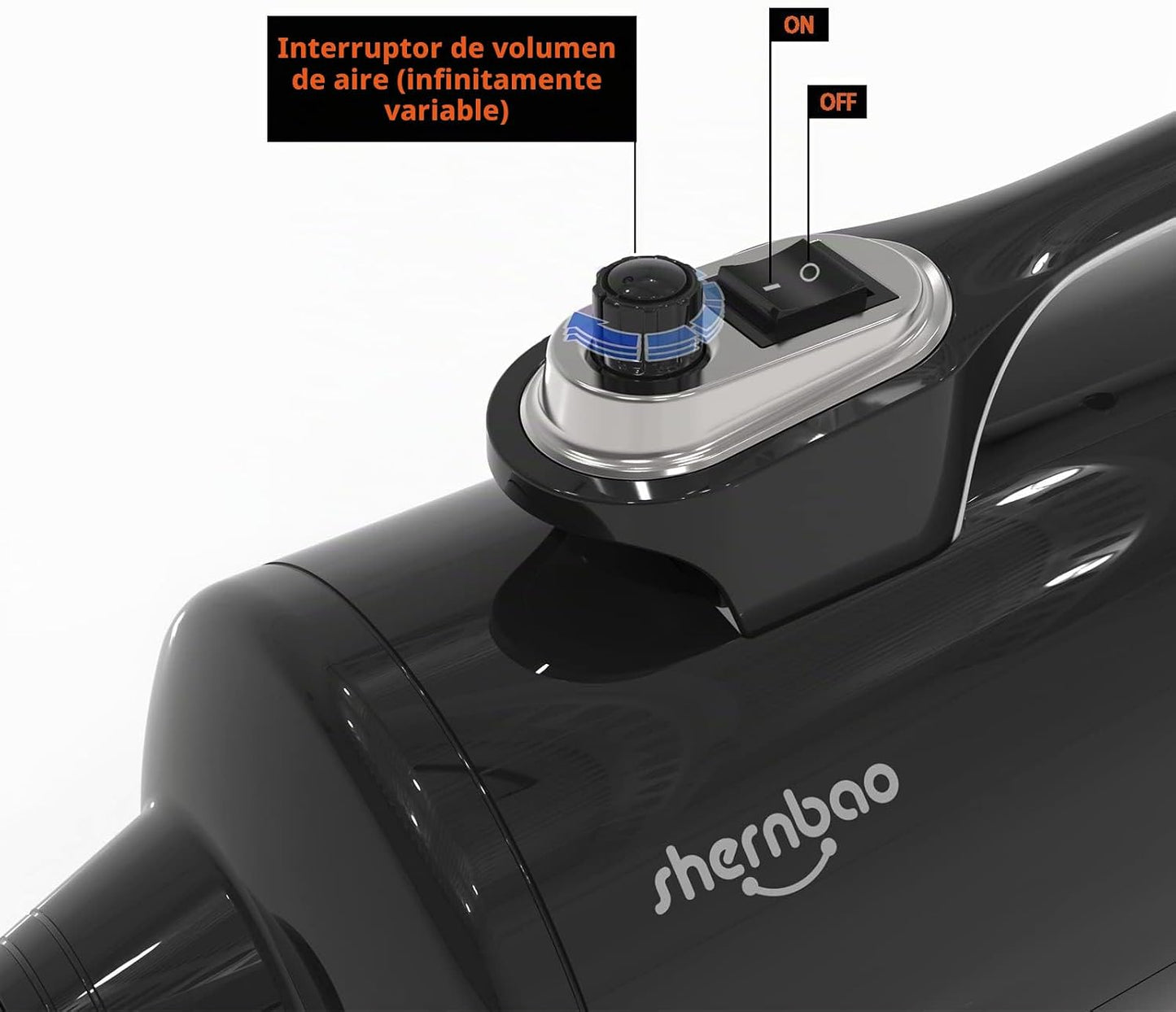 Secador de pelo\/ventilador 6.0HP de la fuerza de aseo del perro de...