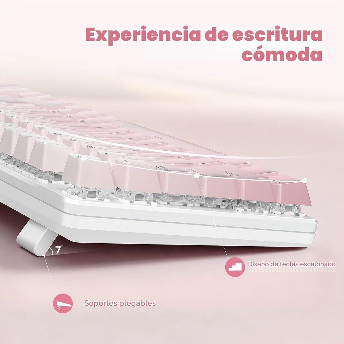 Redragon Teclado mecánico con cable K671GP | Teclado LED, 11 modos...