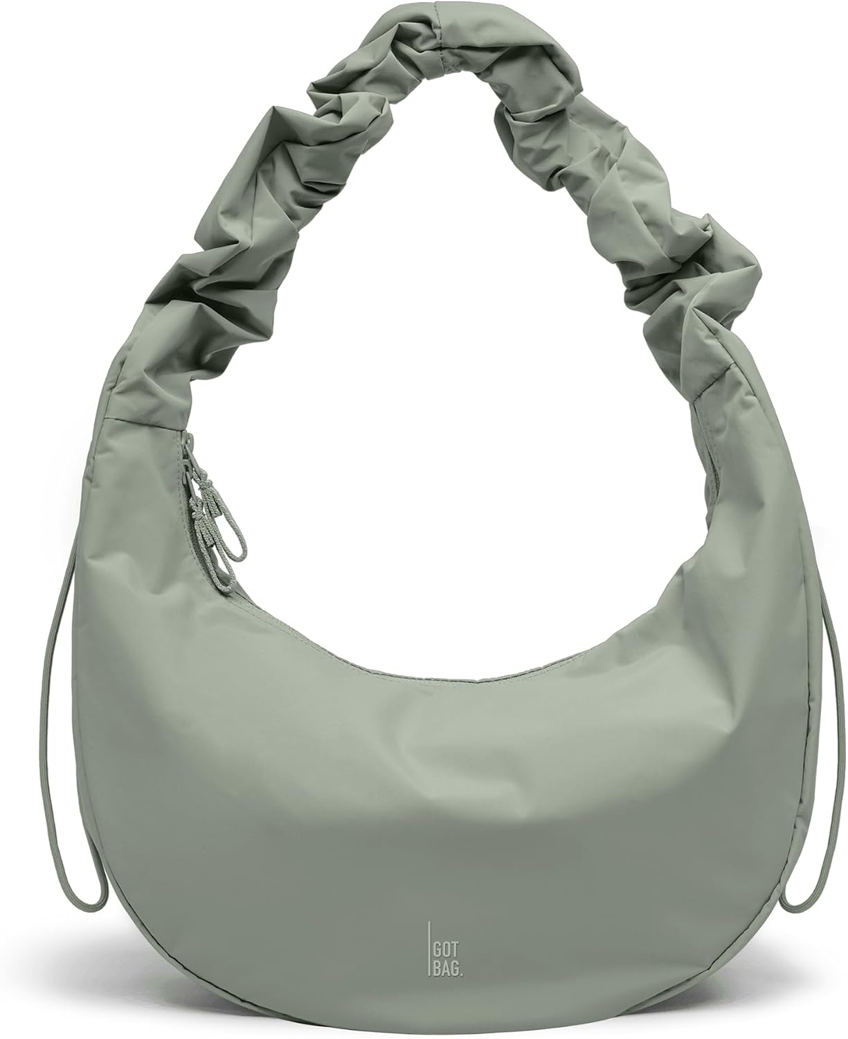 GOT BAG Moon Bag Ruffle | Elegante bolso de hombro con correa ajust...