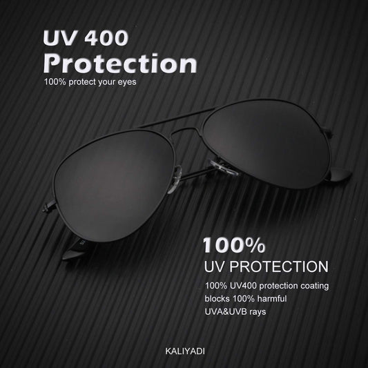KALIYADI - Clásicos lentes de sol estilo aviador para hombres y muj...