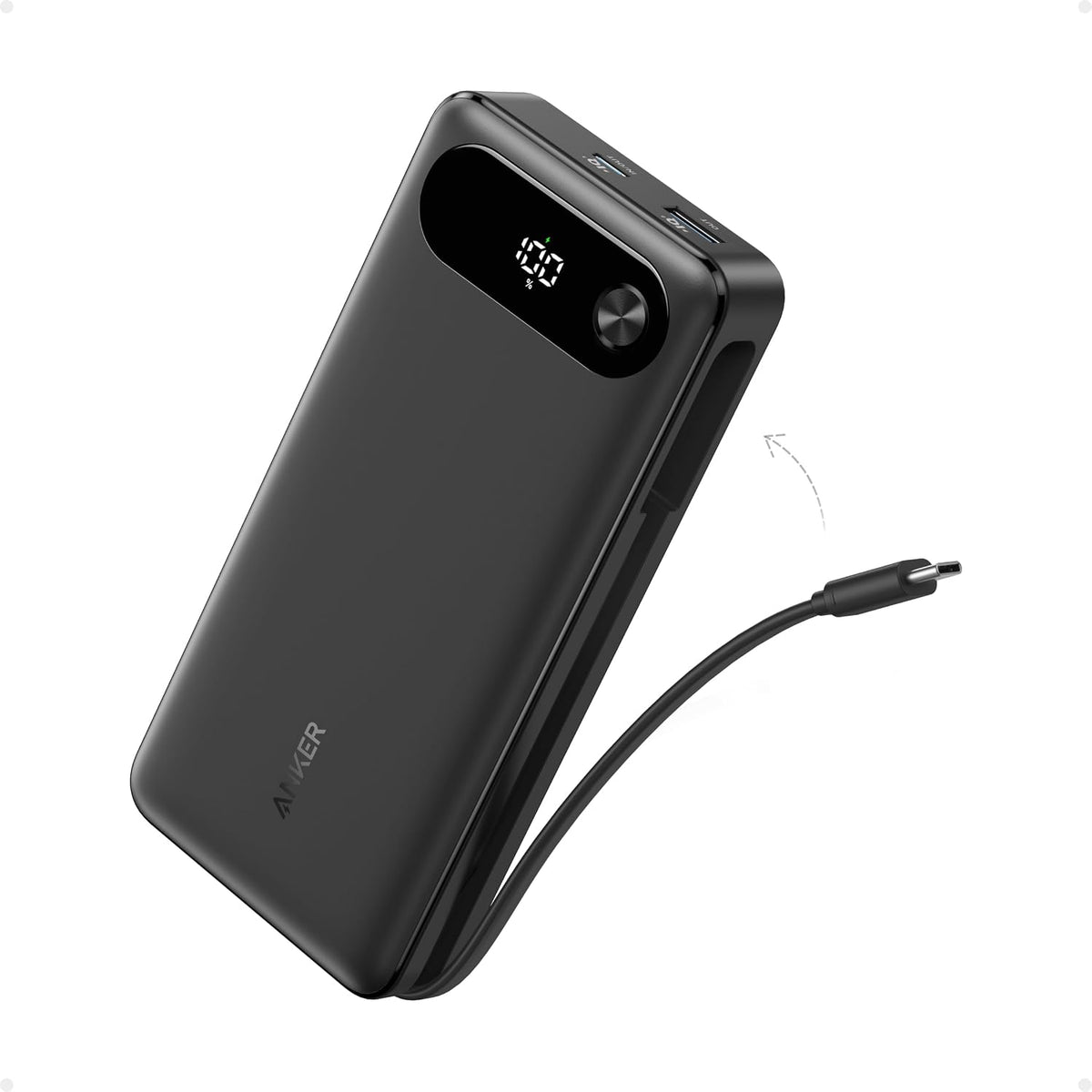 Anker Power Bank, cargador portátil esencial de viaje de 20,000 mAh...