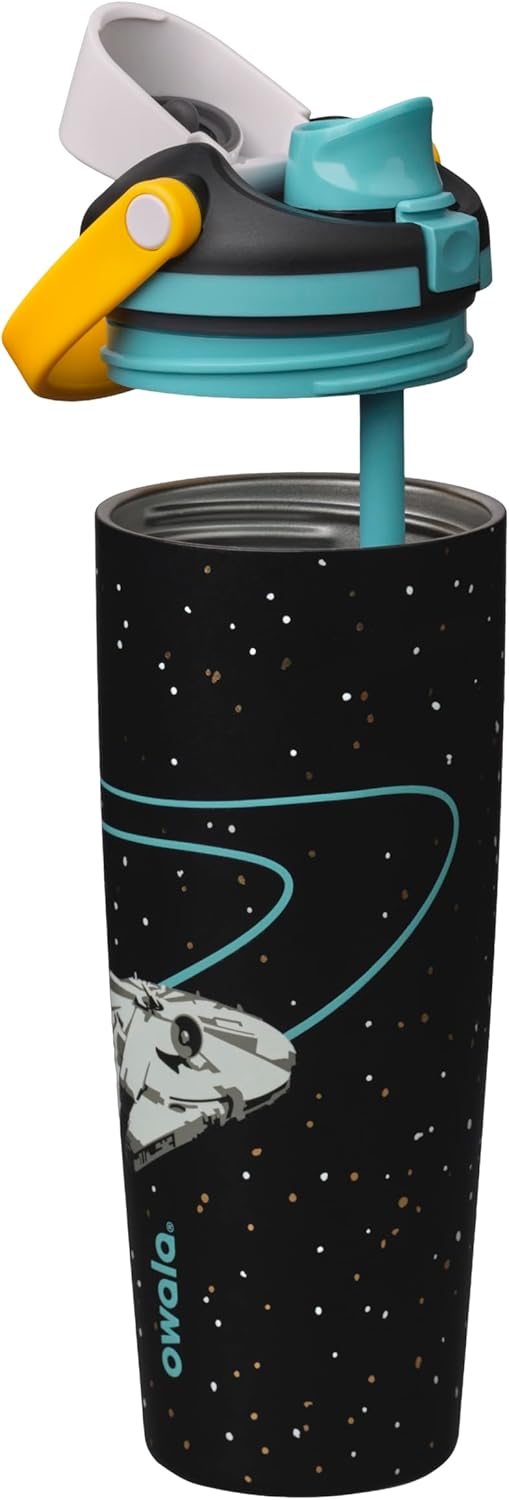 Owala Star Wars FreeSip Sway - Botella de agua aislada de acero ino...