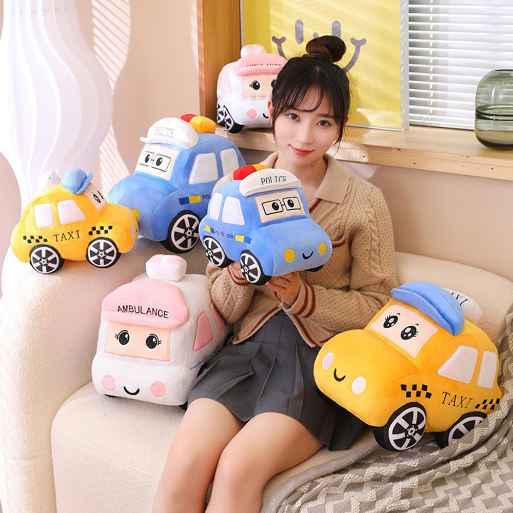 XIYUAN Coche de peluche de auto de felpa de simulación de autobús e...