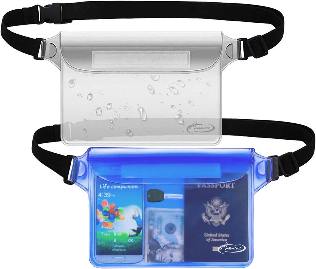 AiRunTech Bolsa impermeable con correa para la cintura (paquete de...