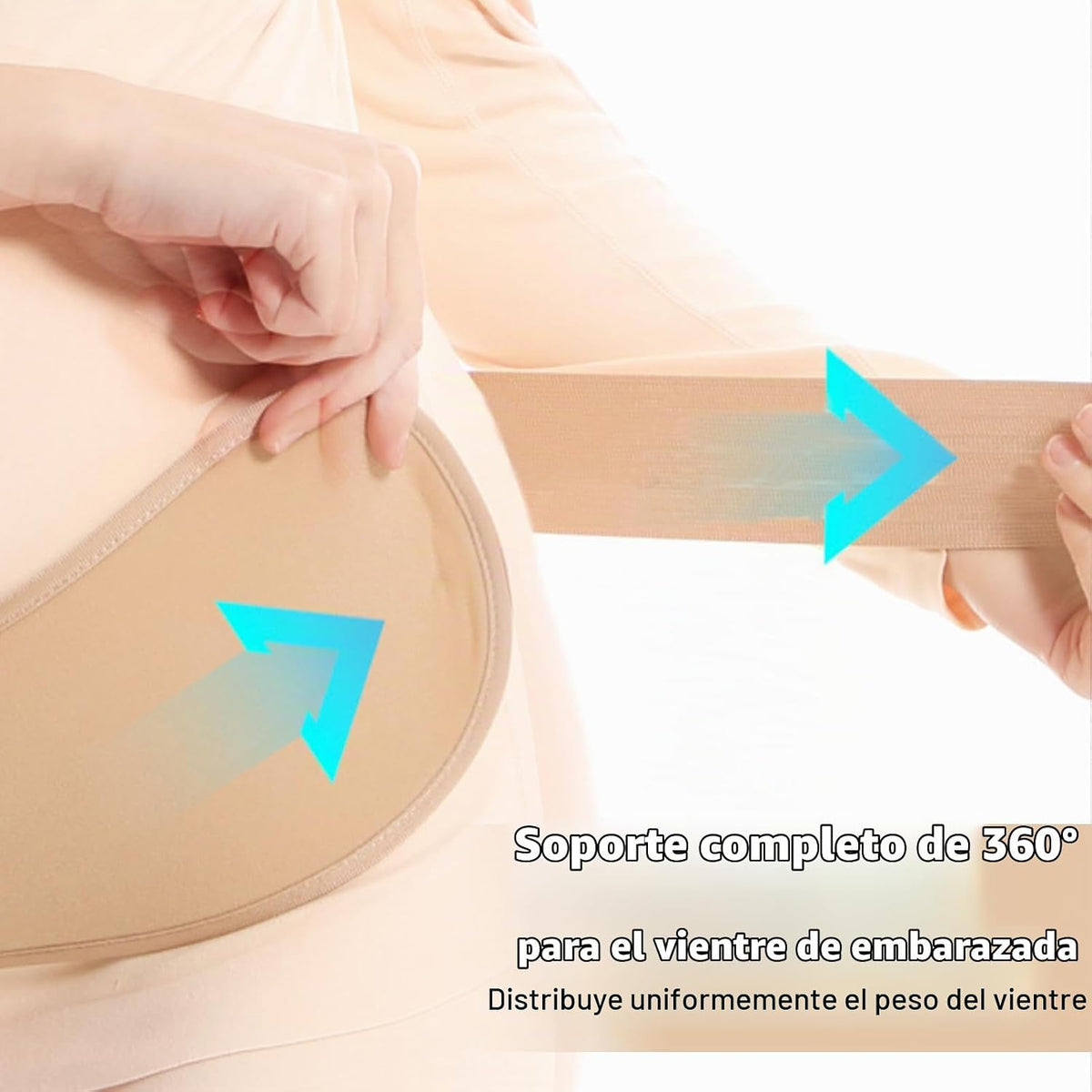ACCUBIO Banda de vientre de maternidad para mujeres embarazadas, ci...