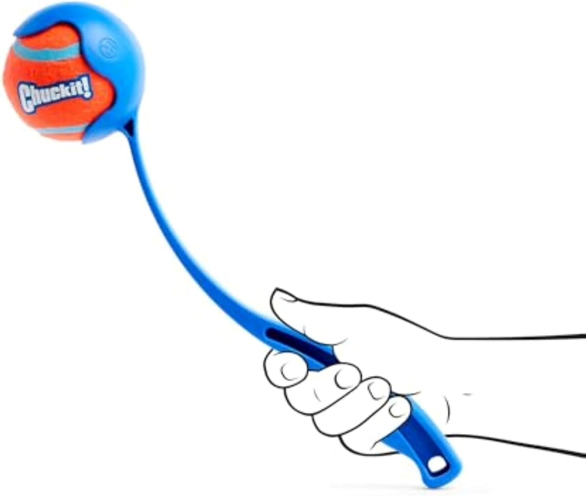 Chuckit! Lanzador de Bolas para Perros 12M Sport con Mango de 12...