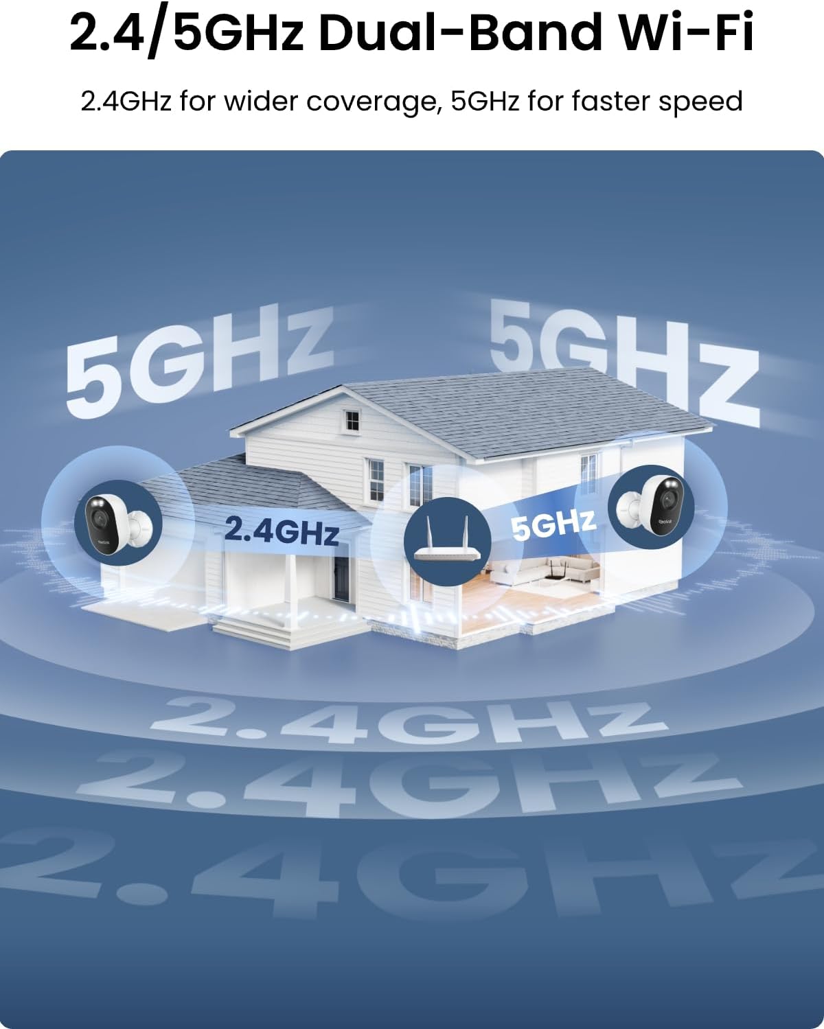 REOLINK Cámara de seguridad Lumus 2K 4MP para exteriores, cámara Wi...