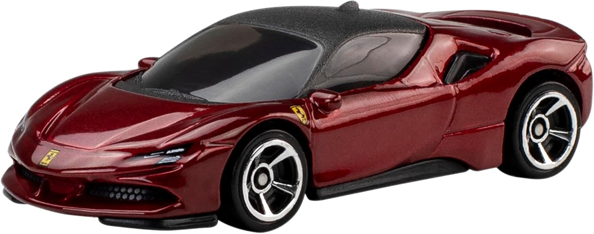 Hot Wheels Toy Ferrari Cars, 5 unidades fundidas a presión a escala...