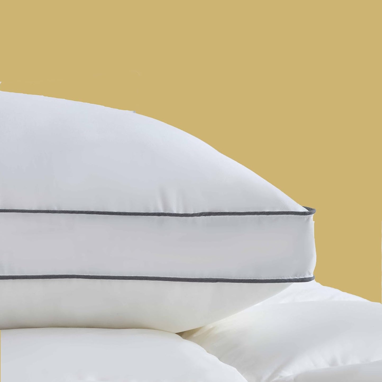 Almohada corporal de fibra de plumón de ganso para adultos, almohad...