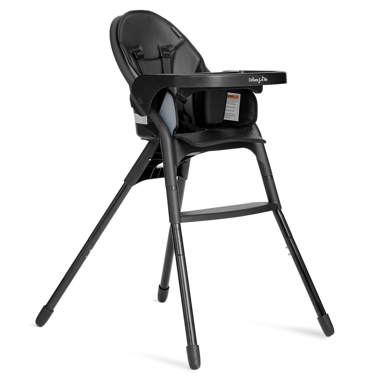 Dream On Me Chomper Champ - Trona 2 en 1 en negro