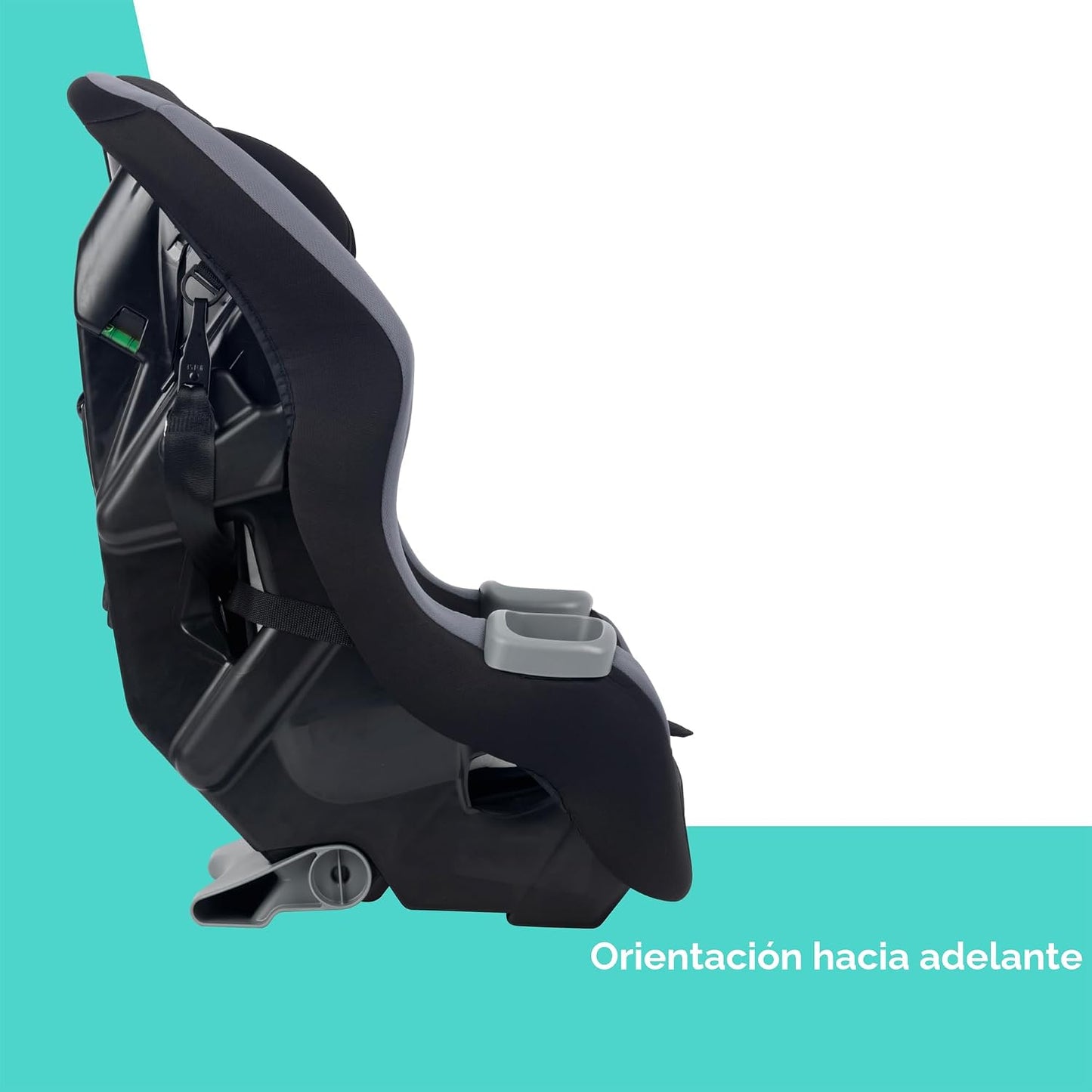 Baby Trend Trooper™ Slim 3 en 1 Asiento de coche convertible, Negro...
