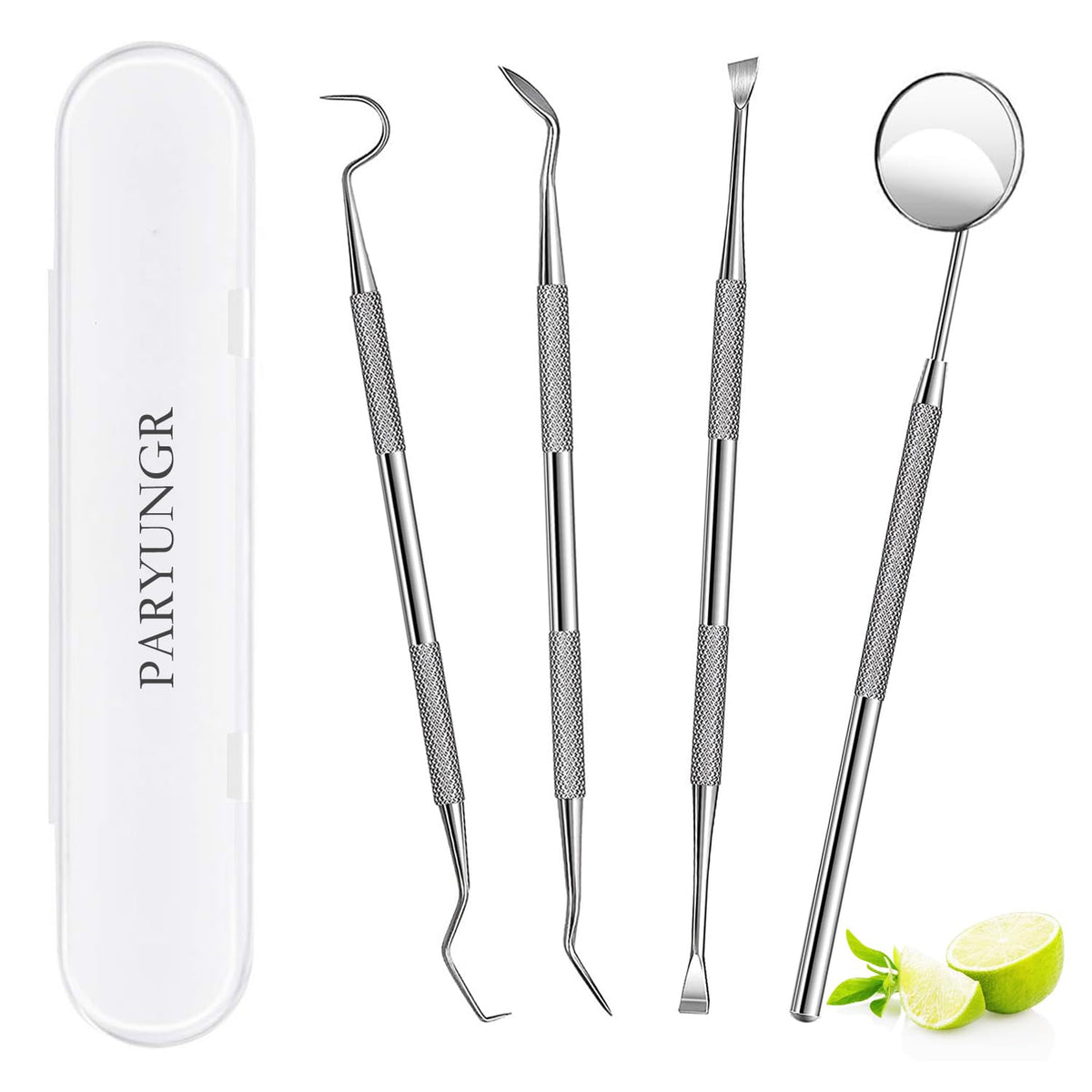 PARYUNGR Herramientas Dentales, Kit Profesional de Higiene y Cuidad...