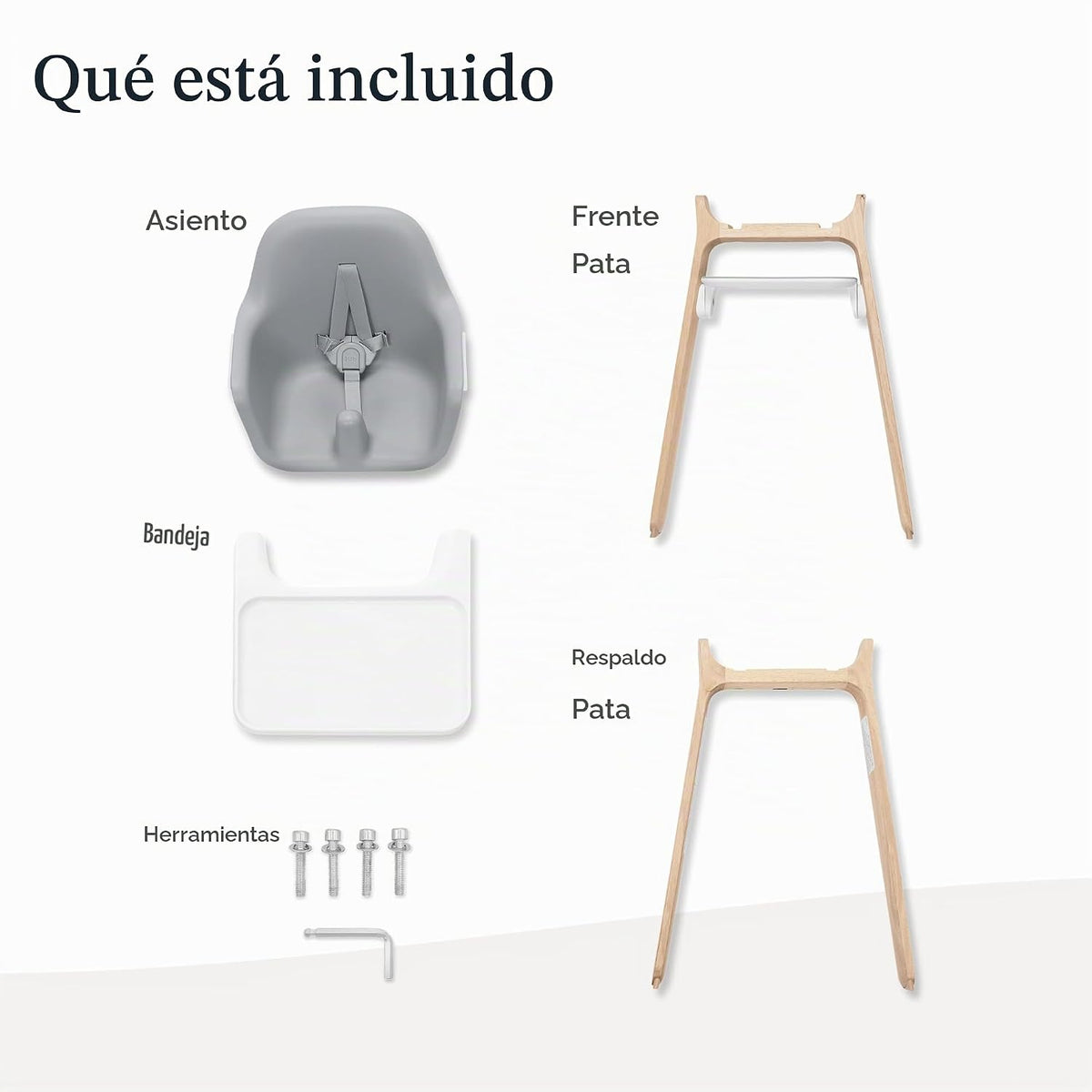 UPPAbaby Ciro - Silla alta, diseño elegante y fácil de limpiar, ban...