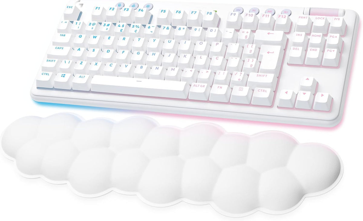 Logitech G Teclado mecánico inalámbrico para juegos 715 - Niebla bl...