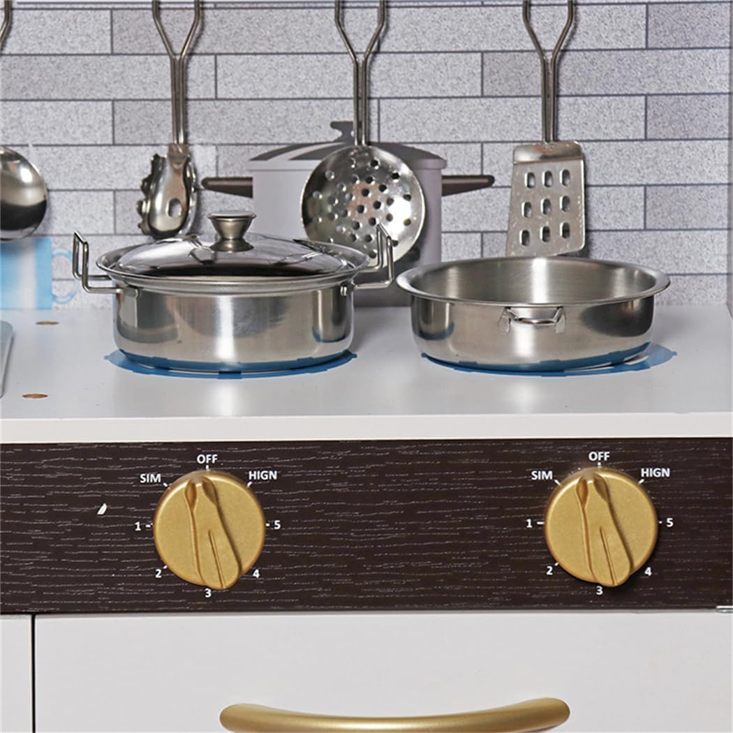 TOUCH US Conjunto de Juguetes de Cocina de Madera con Luz, Juego de...