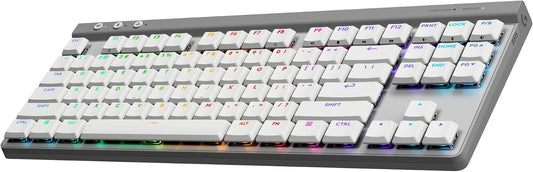 Logitech G Teclado inalámbrico para juegos 515 Lightspeed TKL (line...