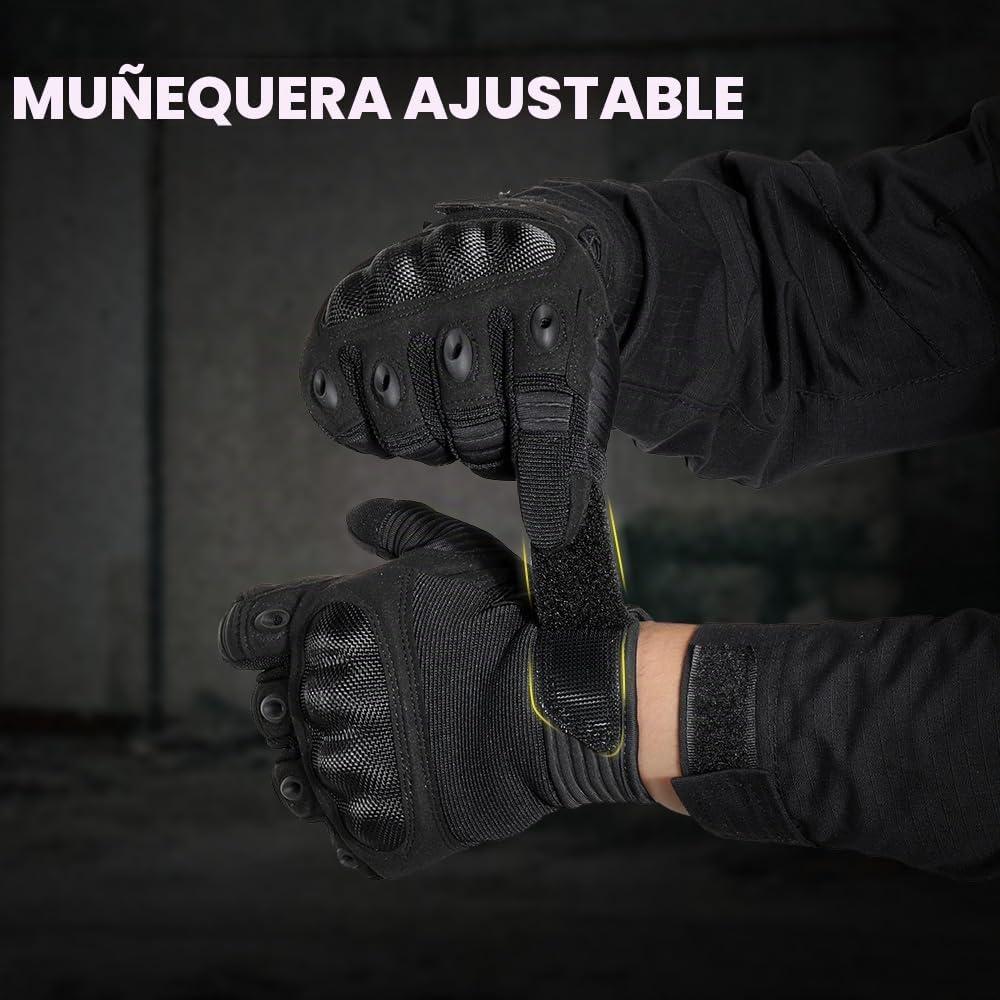 WTACTFUL Guantes tácticos para hombre y mujer, palma reforzada con...