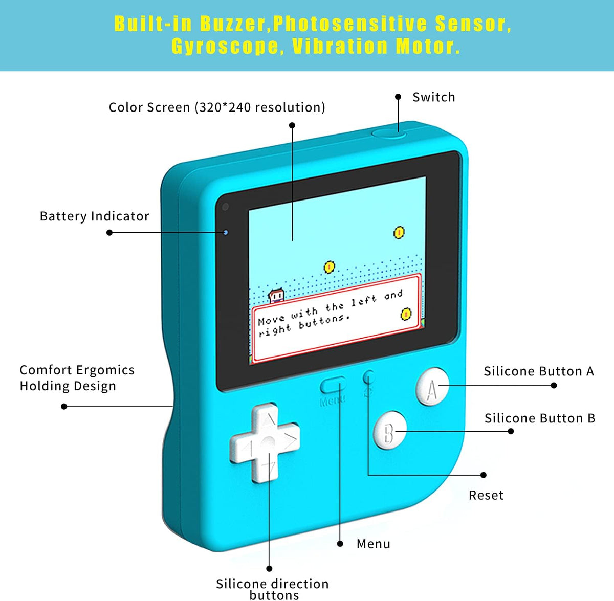 ELECFREAKS Retro Coding Arcade para Microsoft Makecode DIY Consola...