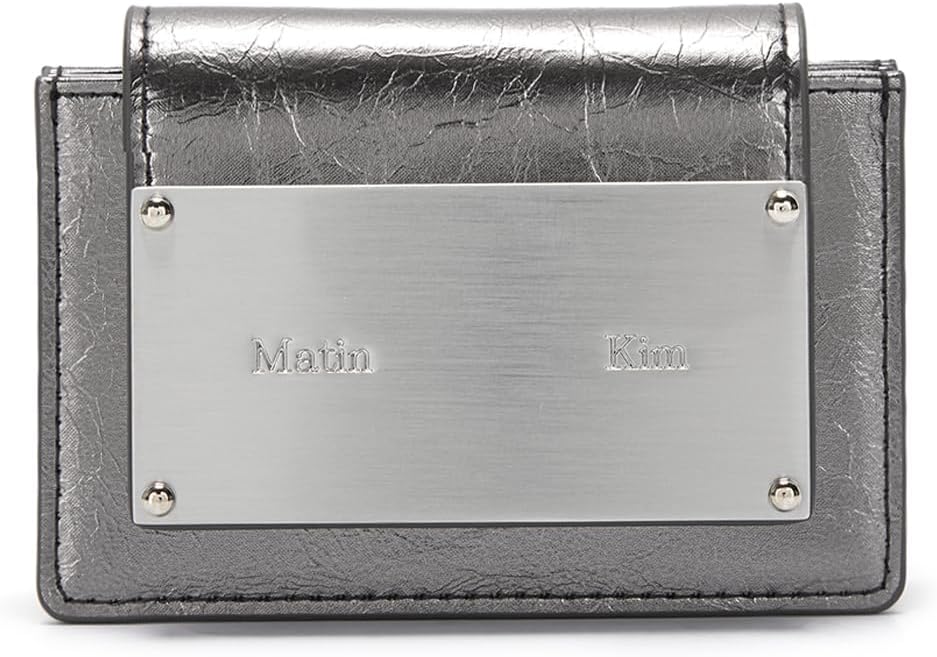 Matin Kim, Cartera de acordeón, tarjetero para hombre y mujer, colo...