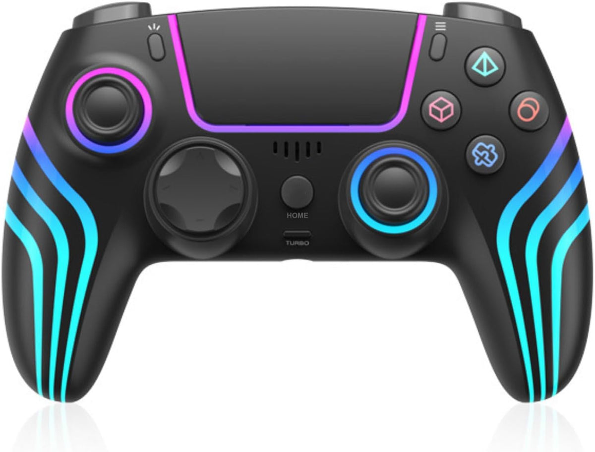 Controlador de juego inalámbrico RGB para PlayStation 5, reemplazo...