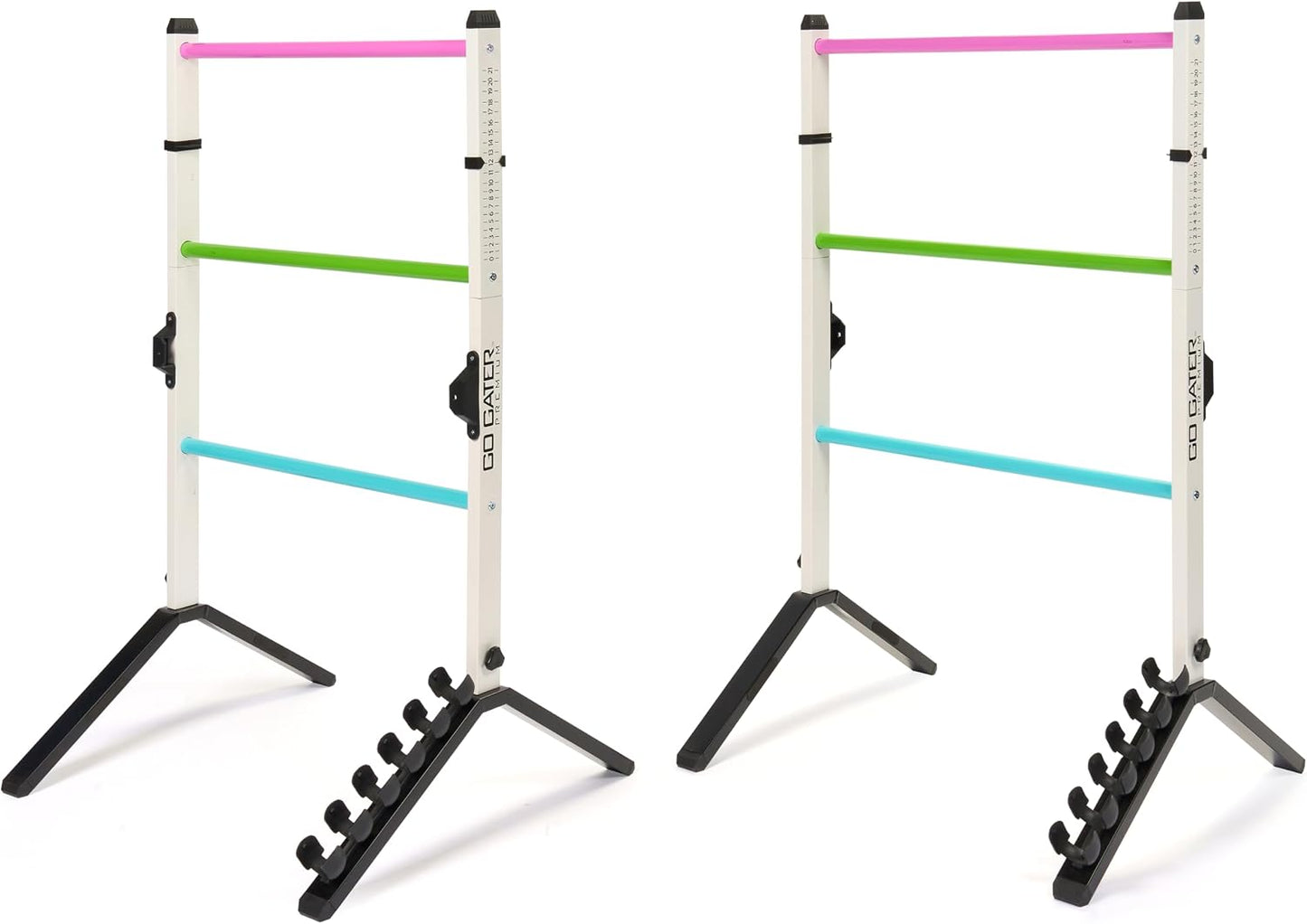 EastPoint Go Gater Ladderball Set, 2 escaleras de acero, 6 bolos, j...