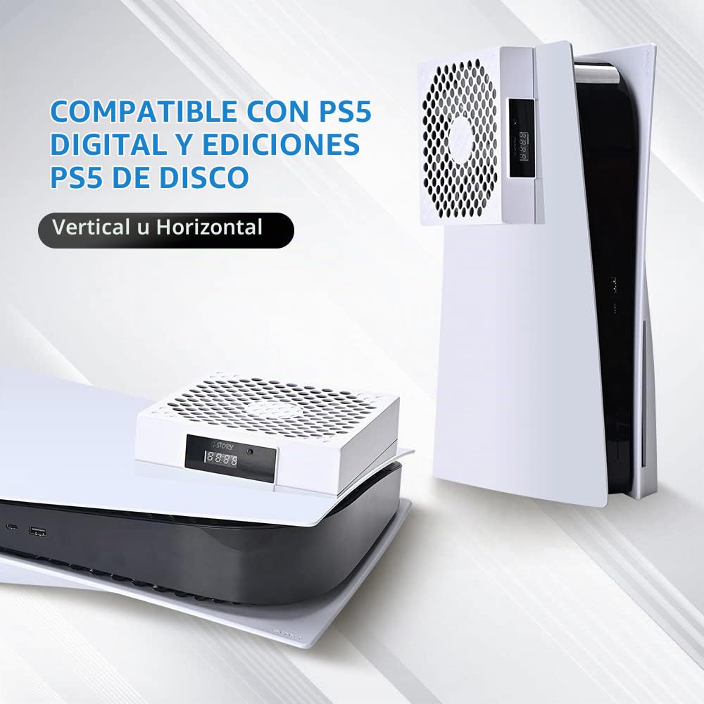 G-STORY Ventilador de Refrigeración PS5, Sistema de Enfriamiento PS...