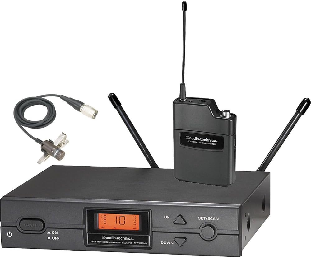 Audio-Technica - Sistema inalámbrico de bolsillo, Serie ATW-2110AD...
