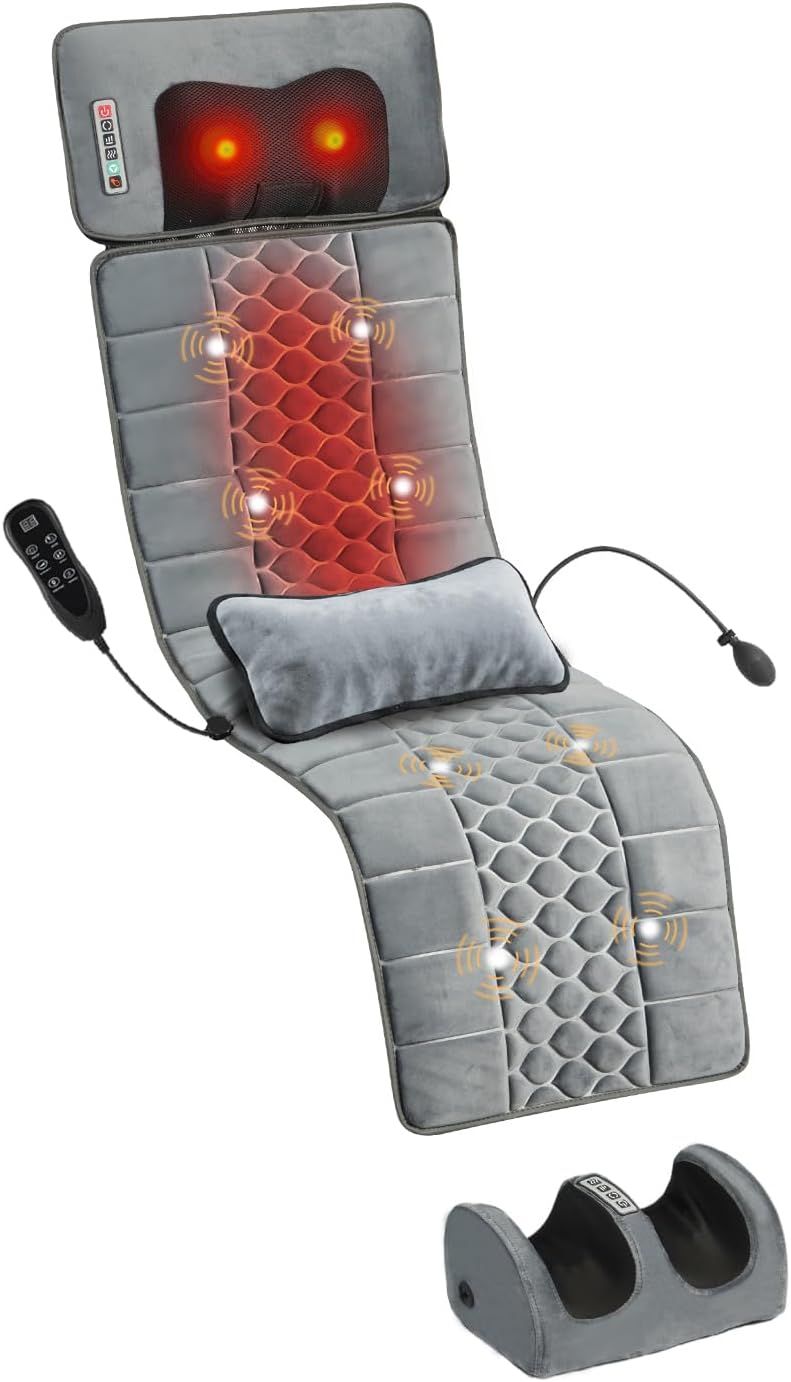 Roomark Alfombrilla de masaje de cuerpo completo con masajeador de...