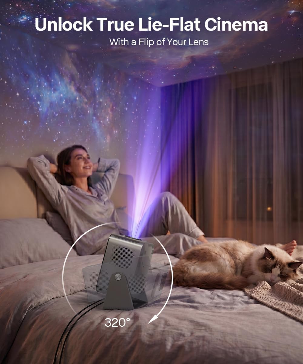 Magcubic Mini proyector con WiFi y Bluetooth, proyector inteligente...