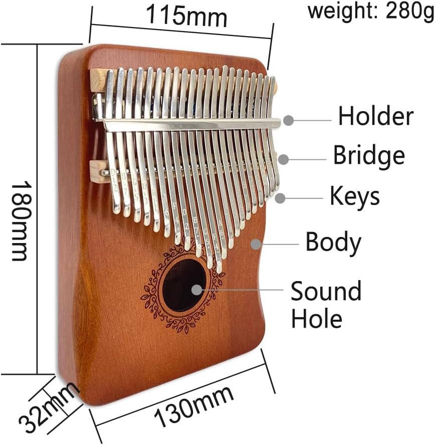 ModouString Kalimba - Piano de pulgar de 21 teclas para adultos, pi...