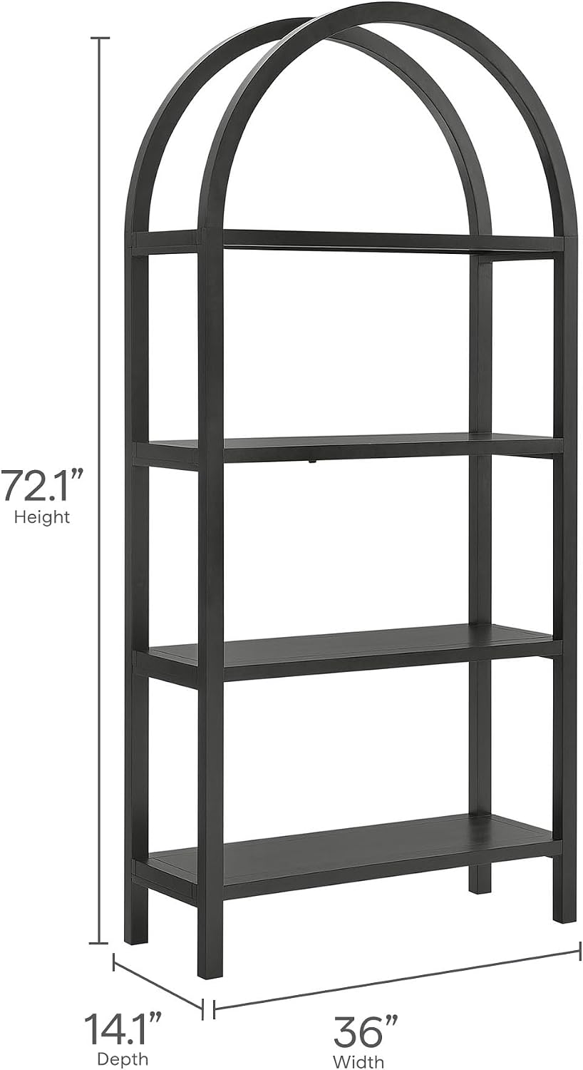 Modway Vexley - Estantería grande de 72 pulgadas en color negro - E...