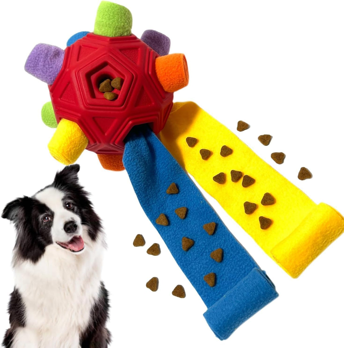 CIIVURR Pelota Olfateadora para Juguetes de Perro, Pelota de Actual...