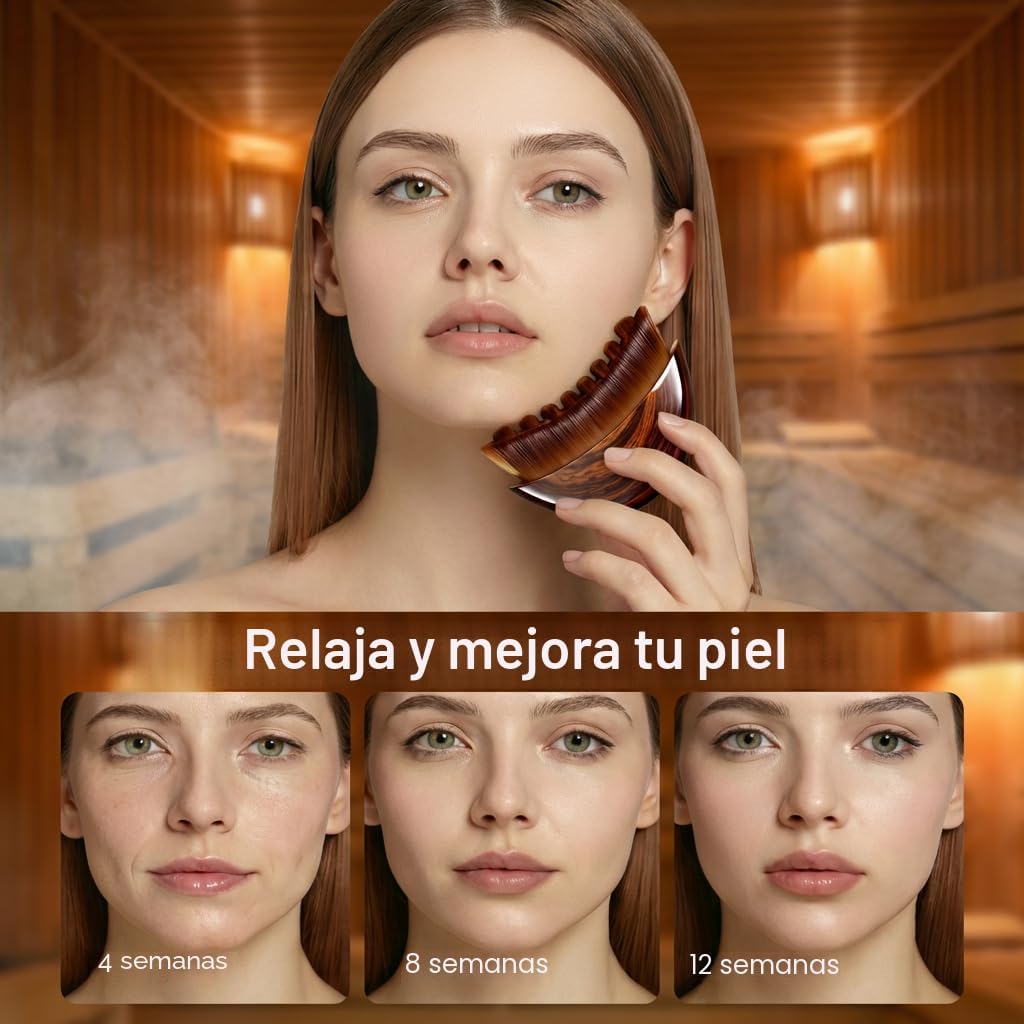 Cepillo facial de contorno linfático para esculpir, cepillo facial...
