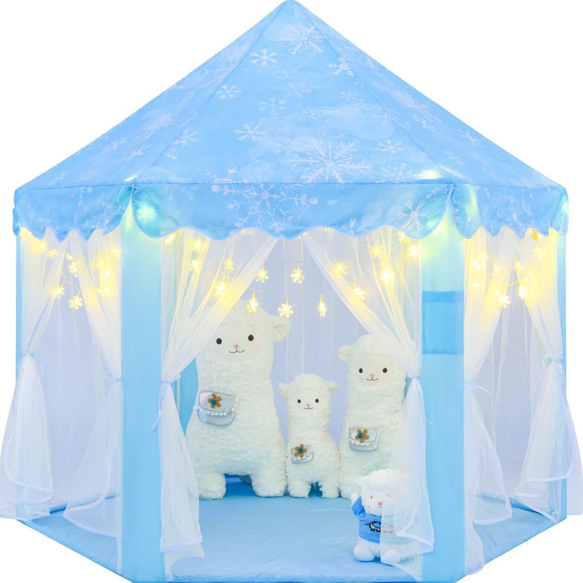 CUBNBUD - Tienda de campaña de Frozen para niñas de 4 a 7 años, pri...