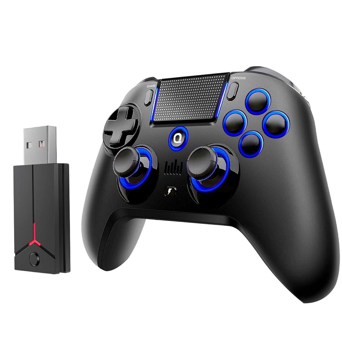 Mando inalámbrico QRD Spark N5 para PS5 Pro Slim PS4 PS3 PC Android...