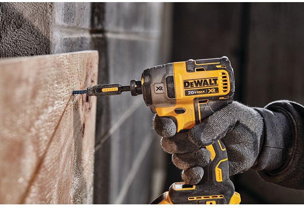 DEWALT Destornillador de impacto MAX XR de 20 V, sin escobillas, 3...