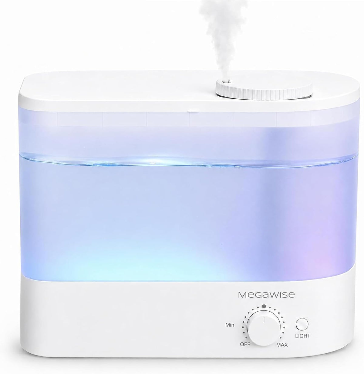 MEGAWISE Humidificador de niebla fría de llenado superior de 6L par...