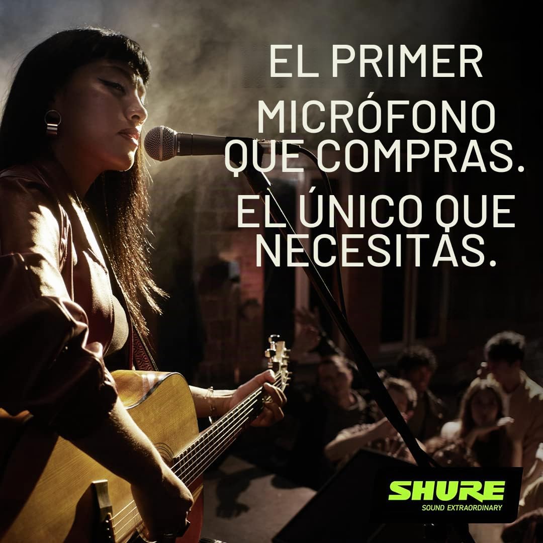 Micrófono SHURE, Negro, L3 | Micrófono vocal dinámico cardioide par...